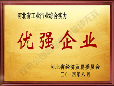 工業(yè)行業(yè)優(yōu)強(qiáng)企業(yè)